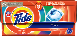 Изображение товара Капсулы для стирки TIDE Color, 28шт