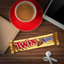 Батончик TWIX Xtra с карамелью и печеньем, 82г