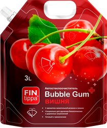 Изображение товара Стеклоочиститель летний FIN TIPPA Bubble Gum, вишня, 3л
