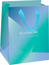 Пакет подарочный ПАКЕТИКО Arctic, 14,6х11,4х6,4см, Арт. S