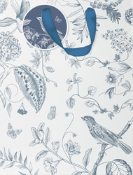 Изображение товара Пакет подарочный ПАКЕТИКО Blue bird премиум, 22,7х18х10см, Арт. МS