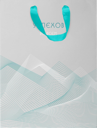 Изображение товара Пакет подарочный ПАКЕТИКО Arctic, 22,7х18х10см, эффект, Арт. MT