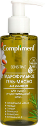 Гель-масло гидрофильное для умывания COMPLIMENT для сухой и чувствительной кожи, 150мл