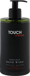 Изображение товара Гель для мытья рук TOUCH Табак, ваниль и древесные ноты, парфюмированный, 450мл