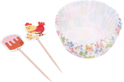 Изображение товара Набор форм для выпечки HOMECLUB Easter 5х3см + палочки 20шт, Арт. NE-OS1