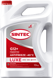 Антифриз SINTEC Luxe G12+ красный до -40, 10кг