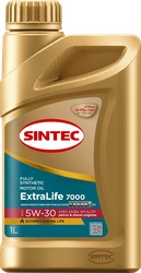 Масло моторное SINTEC ExtraLife 7000 5W-30 A3/B4 SL/CF, 1л