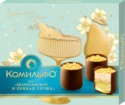 Изображение товара Конфеты шоколадные КОМИЛЬФО Шампанское и пряная груша, 232г