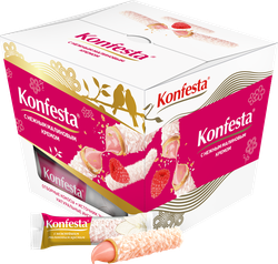 Изображение товара Конфеты KONFESTA глазированные с малиновой начинкой 150г