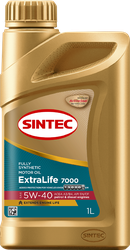 Масло моторное SINTEC ExtraLife 7000 5W-40 A3/B4 SN/CF, 1л