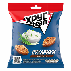 Сухарики ХРУСTEAM Хрустящие Сметана, 40г