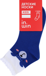 Изображение товара Носки детские INWIN Kids, высокая посадка р. 14–22, мишка, Арт. LK001