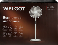 Вентилятор напольный WELGOT, Арт. FS-209L(01)