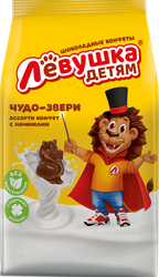 Конфеты СЛАВЯНКА Левушка детям Чудо-звери, 189г