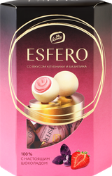Изображение товара Конфеты ESFERO из белого шоколада, со вкусом клубники и базилика, 186г