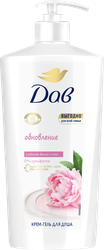 Изображение товара Крем-гель для душа ДАВ Ваниль и пион, 610мл