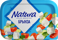 Изображение товара Сыр NATURA Брынза 45%, без змж, 240г