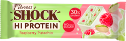 Изображение товара Батончик протеиновый FITNESSHOCK Фисташка 30% протеина, без сахара, 40г