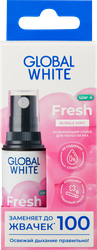 Спрей для полости рта GLOBAL WHITE Bubble mint освежающий, 15мл
