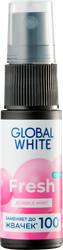 Спрей для полости рта GLOBAL WHITE Bubble mint освежающий, 15мл