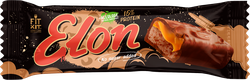 Батончик протеиновый FIT KIT Elon, со вкусом шоколад-карамель, глазированный, 45г