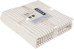 Плед HOMECLUB Light шиншилла 200x220см, цвет молочный
