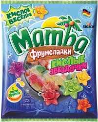 Изображение товара Мармелад жевательный MAMBA Фрумеладки кислые звездочки, 70г
