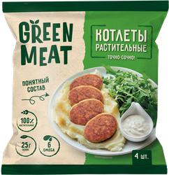 Котлеты растительные GREEN MEAT, 280г