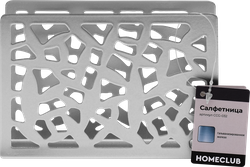 Изображение товара Салфетница HOMECLUB металл, Арт. CCG-032