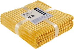 Плед HOMECLUB Light шиншилла 200x220см, желтый