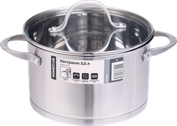 Изображение товара Кастрюля HOMECLUB Urban нержавеющая сталь, 3.5л, Арт. UR-02