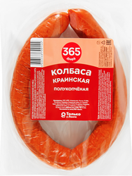 Колбаса полукопченая 365 ДНЕЙ Краинская, 300г