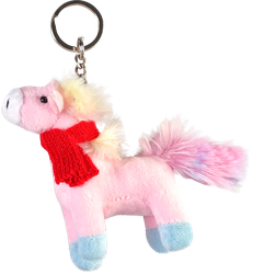 Изображение товара Брелок HOMECLUB Символ года Лошадка с шарфом 3х7,5х9см, в ассортименте, Арт. LEO24-381A-F