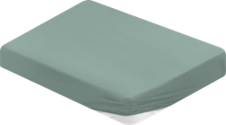 Изображение товара Простыня на резинке HOMECLUB 180х200см, поплин, Арт. HCP/SE1820/Зе