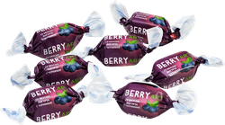 Изображение товара Конфеты желейные BERRYART со вкусом йогурта и черники, глазированные, весовые