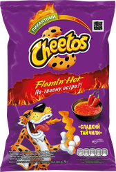 Снеки кукурузные CHEETOS со вкусом сладкий Тай чили, 70г