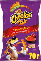 Снеки кукурузные CHEETOS со вкусом сладкий Тай чили, 70г