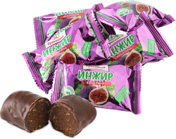 Изображение товара Конфеты КРЕМЛИНА из инжира в шоколаде, весовые