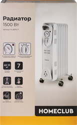 Изображение товара Радиатор HOMECLUB 7 секций, белый, Арт. YL-B57S-7