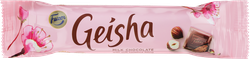 Изображение товара Батончик шоколадный FAZER Geisha с ореховой начинкой из фундука, 37г