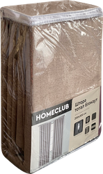 Штора НOMECLUB 200х300см, коричневая