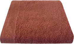 Полотенце махровое HOMECLUB Fiori 70х130см, цвет коралловый, Арт. НСFi70130кор