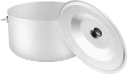Котелок ACTIWELL цилиндрический матовый 3л, алюминий, Арт. Э00027