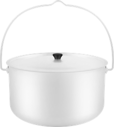 Котелок ACTIWELL цилиндрический матовый 6л, алюминий, Арт. Э00023