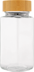 Изображение товара Емкость для специй HOMECLUB 100мл, стекло, бамбук, Арт. 23QD52_PZH