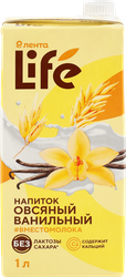Напиток ЛЕНТА LIFE Оригинальный Овсяный ванильный, 1000мл