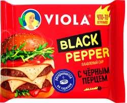 Изображение товара Сыр плавленый VIOLA Black Pepper с черным перцем 45%, без змж, 140г