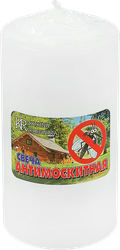 Свеча антимоскитная KUKINA RAFFINATA ароматическая, белая, 169г