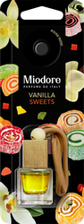 Изображение товара Ароматизатор автомобильный подвесной MIODORE Фруктовые ароматы, бутылочка с деревянной крышкой, Арт. MDFR-2/3