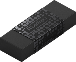 Изображение товара Ластик BERLINGO DoubleBlack, прямоугольный, 5х1,8х1см